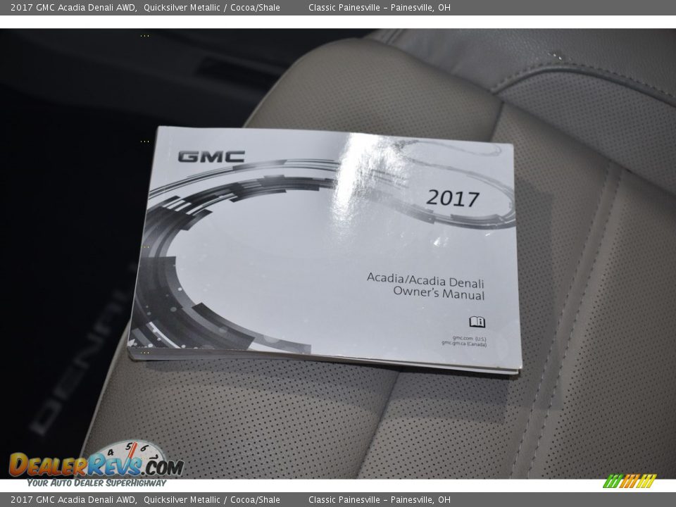 2017 GMC Acadia Denali AWD Quicksilver Metallic / Cocoa/Shale Photo #19