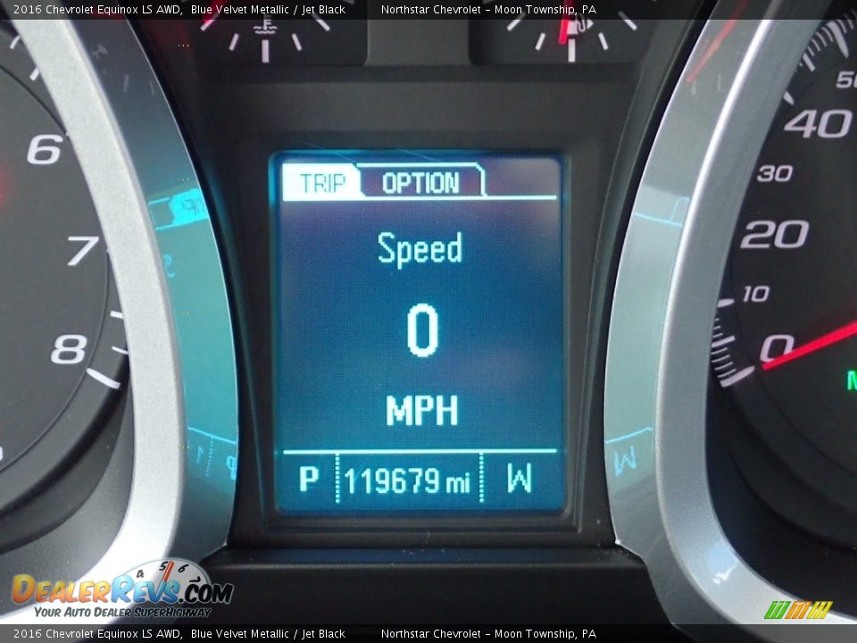 2016 Chevrolet Equinox LS AWD Blue Velvet Metallic / Jet Black Photo #29