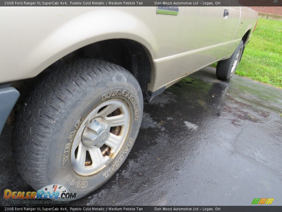2008 Ford Ranger XL SuperCab 4x4 Pueblo Gold Metallic / Medium Pebble Tan Photo #6