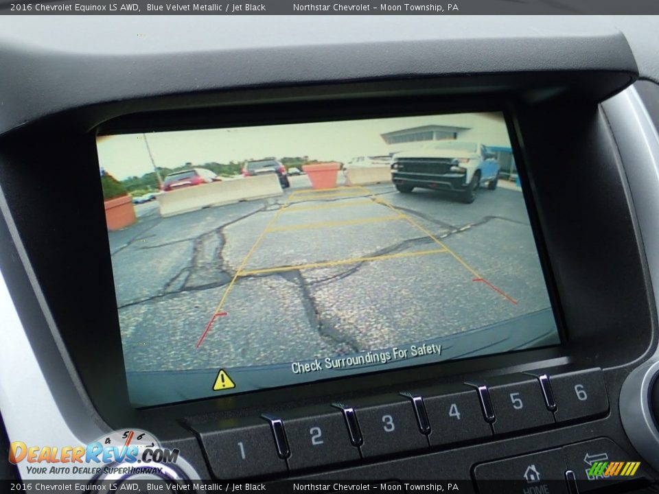 2016 Chevrolet Equinox LS AWD Blue Velvet Metallic / Jet Black Photo #30
