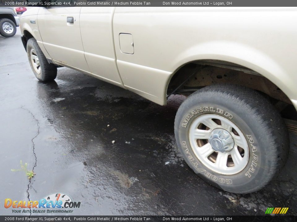 2008 Ford Ranger XL SuperCab 4x4 Pueblo Gold Metallic / Medium Pebble Tan Photo #7