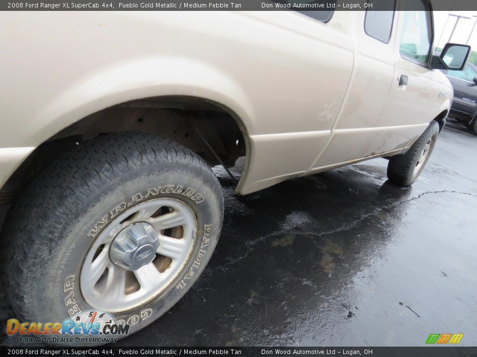 2008 Ford Ranger XL SuperCab 4x4 Pueblo Gold Metallic / Medium Pebble Tan Photo #12