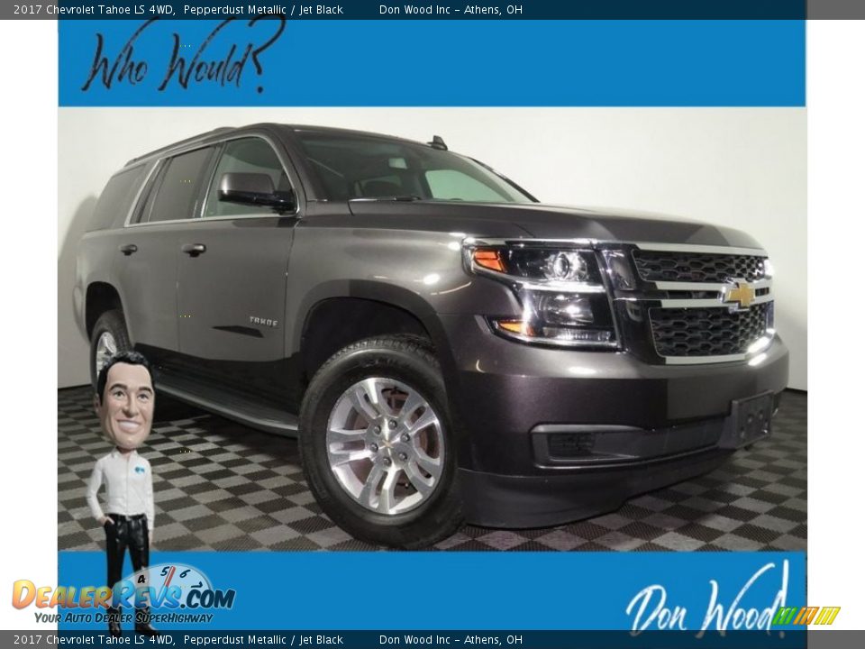 2017 Chevrolet Tahoe LS 4WD Pepperdust Metallic / Jet Black Photo #1
