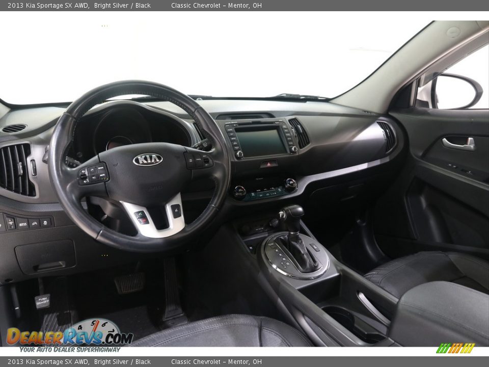 Black Interior - 2013 Kia Sportage SX AWD Photo #6