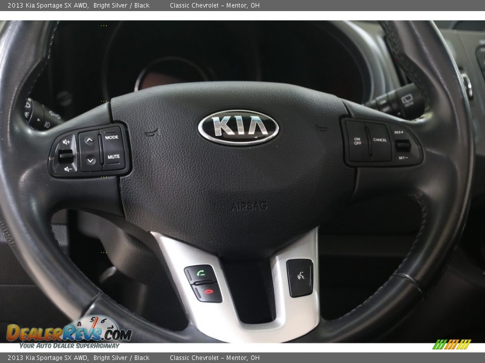 2013 Kia Sportage SX AWD Steering Wheel Photo #7