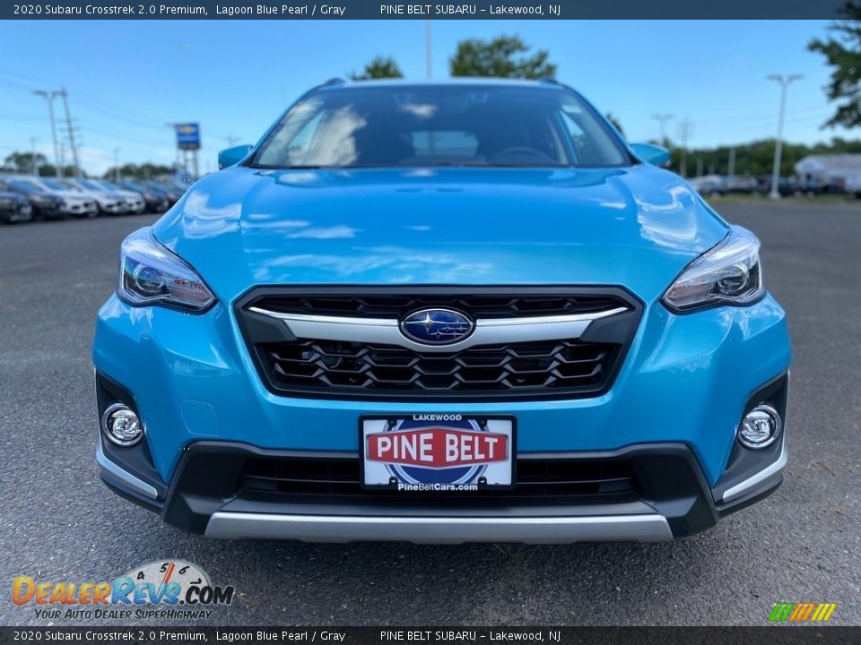 2020 Subaru Crosstrek 2.0 Premium Lagoon Blue Pearl / Gray Photo #3