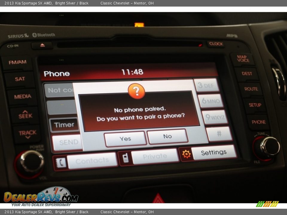 Controls of 2013 Kia Sportage SX AWD Photo #14