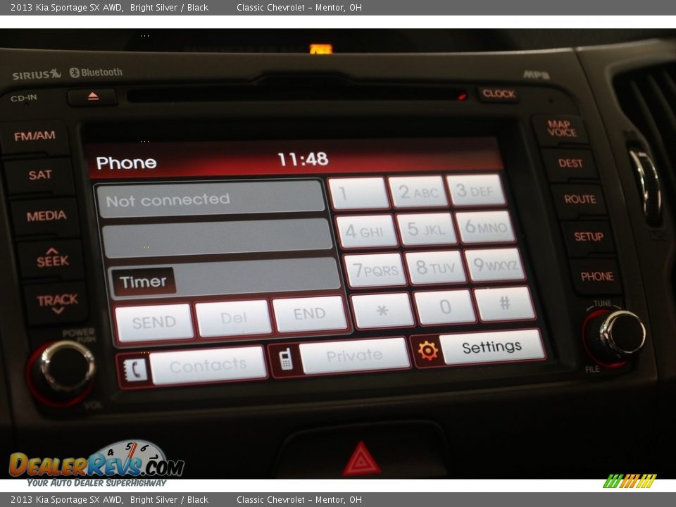 Controls of 2013 Kia Sportage SX AWD Photo #15