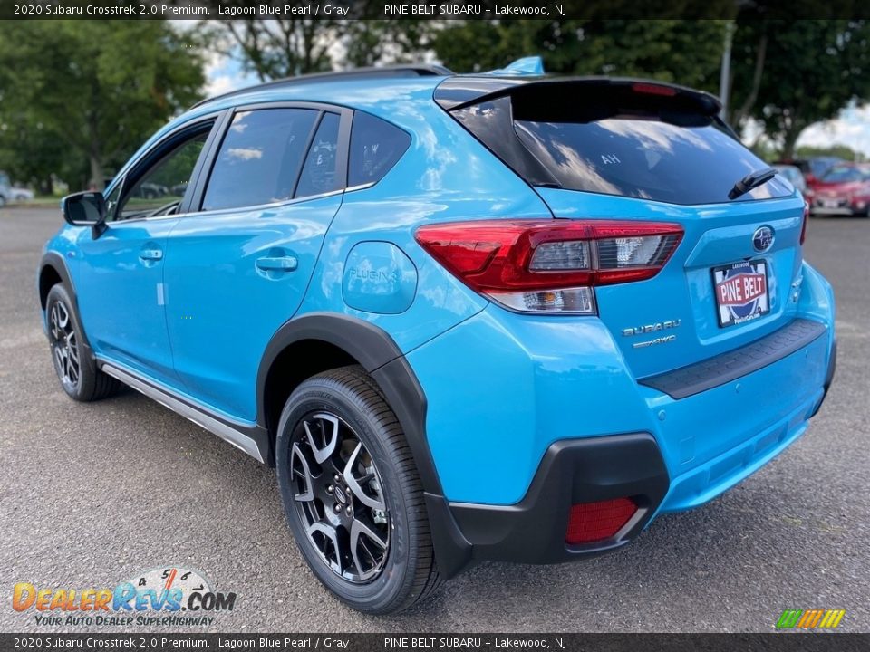 2020 Subaru Crosstrek 2.0 Premium Lagoon Blue Pearl / Gray Photo #5