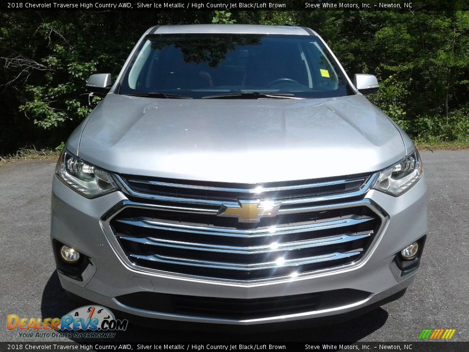 2018 Chevrolet Traverse High Country AWD Silver Ice Metallic / High Country Jet Black/Loft Brown Photo #4