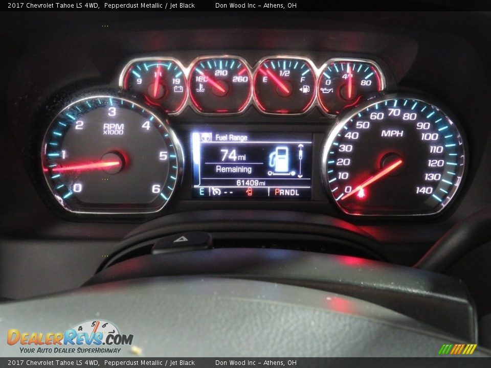 2017 Chevrolet Tahoe LS 4WD Pepperdust Metallic / Jet Black Photo #28