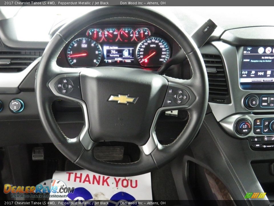 2017 Chevrolet Tahoe LS 4WD Pepperdust Metallic / Jet Black Photo #30