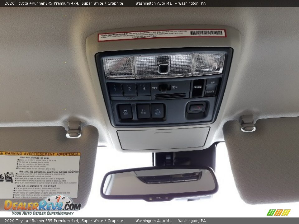 2020 Toyota 4Runner SR5 Premium 4x4 Super White / Graphite Photo #18