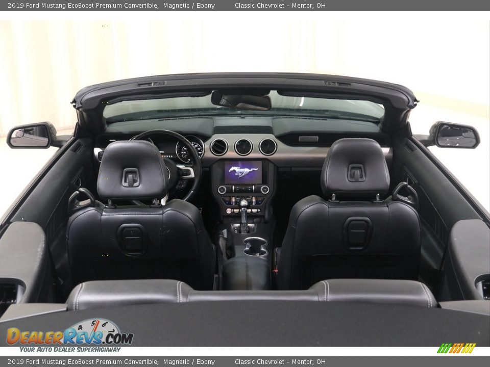 2019 Ford Mustang EcoBoost Premium Convertible Magnetic / Ebony Photo #29