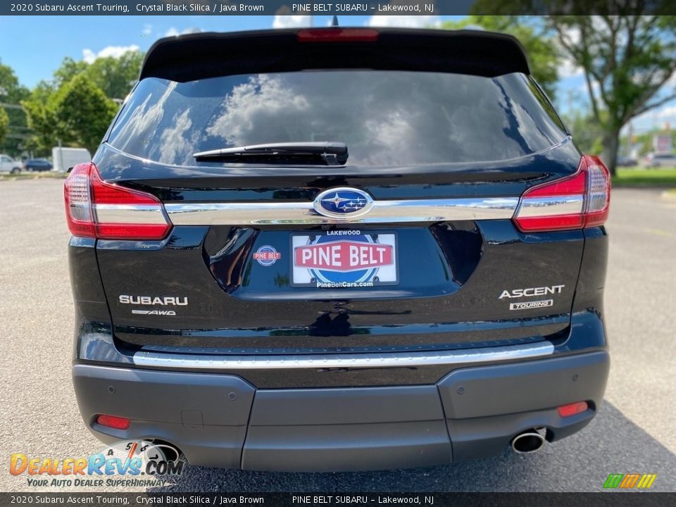 2020 Subaru Ascent Touring Crystal Black Silica / Java Brown Photo #6