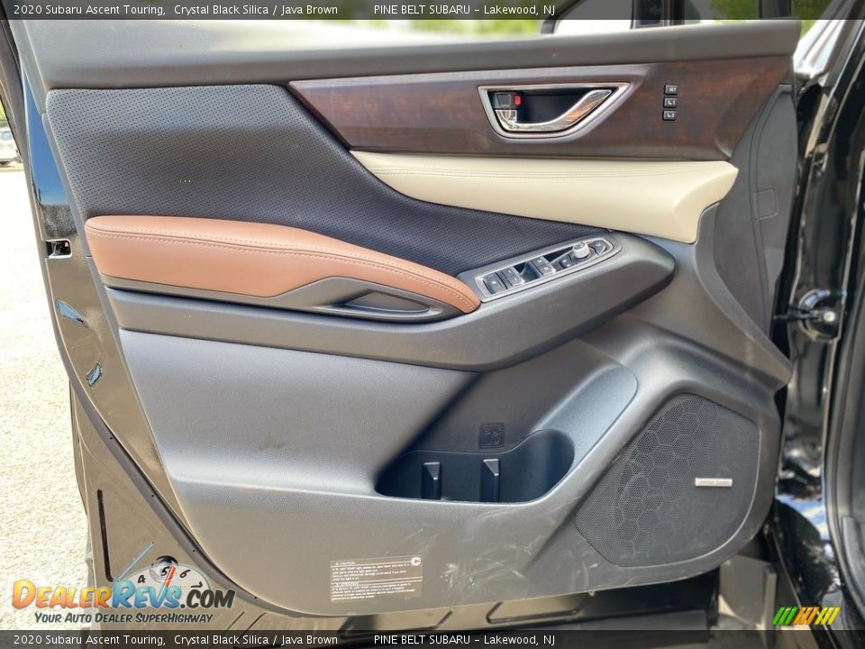 2020 Subaru Ascent Touring Crystal Black Silica / Java Brown Photo #9