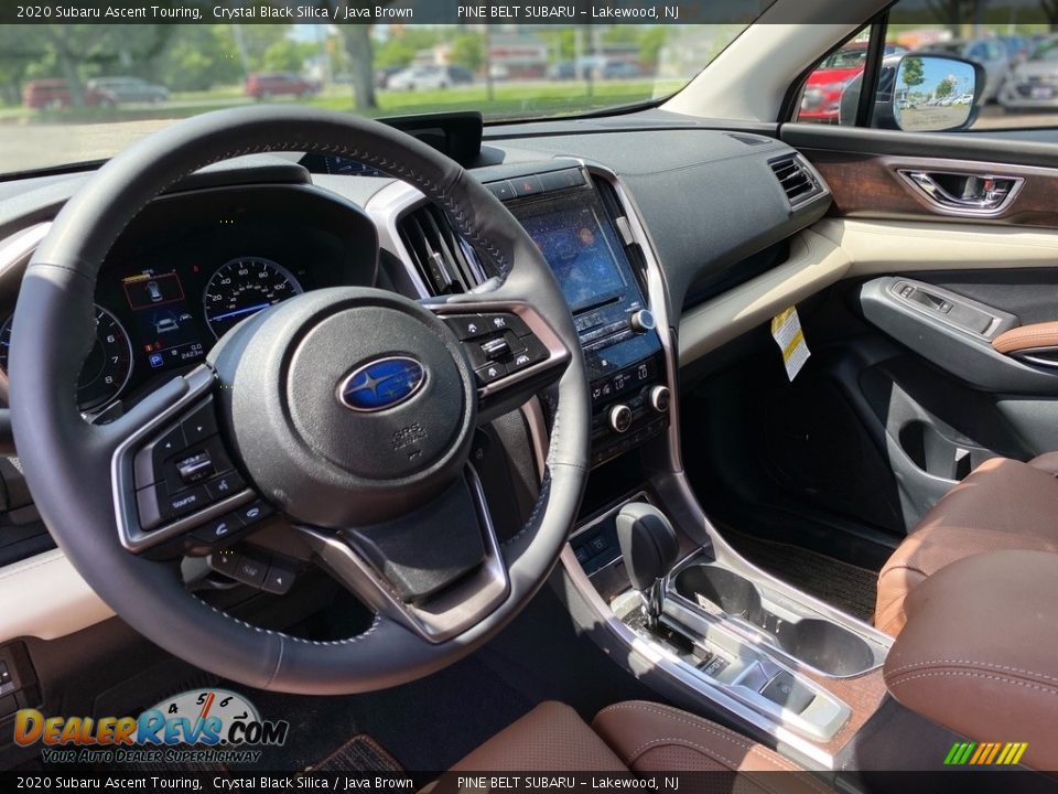 2020 Subaru Ascent Touring Crystal Black Silica / Java Brown Photo #10