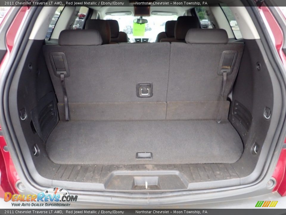 2011 Chevrolet Traverse LT AWD Red Jewel Metallic / Ebony/Ebony Photo #7