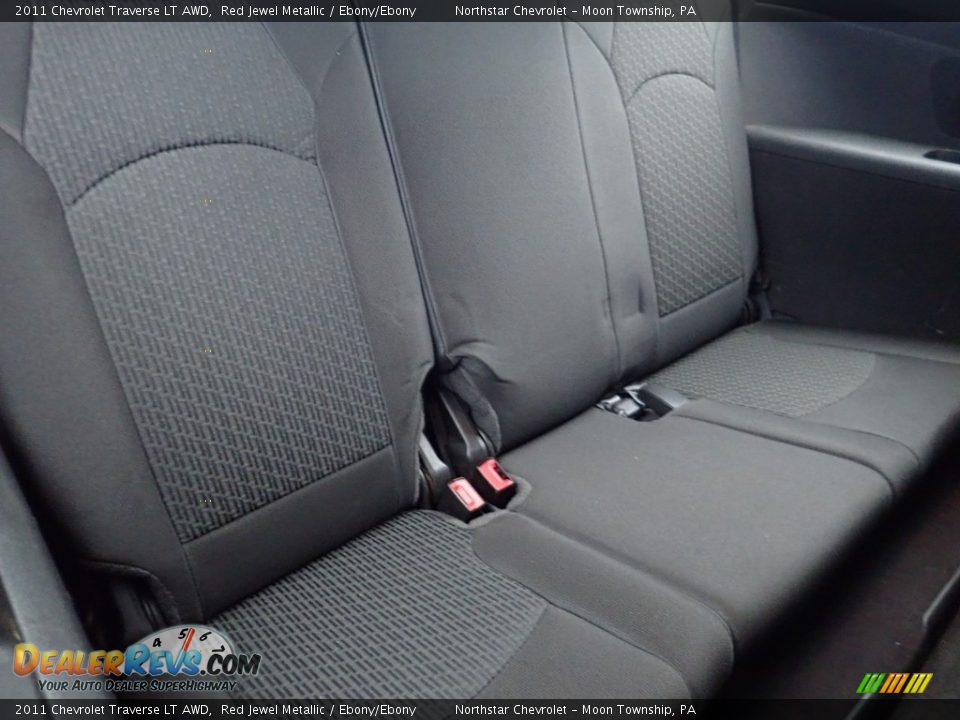 2011 Chevrolet Traverse LT AWD Red Jewel Metallic / Ebony/Ebony Photo #19