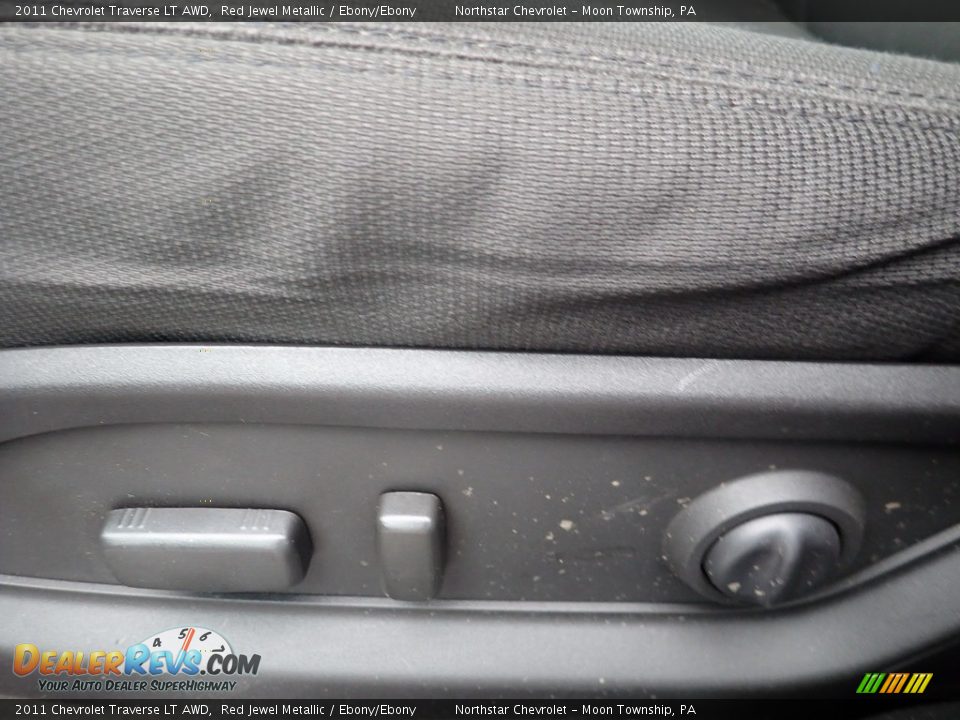 2011 Chevrolet Traverse LT AWD Red Jewel Metallic / Ebony/Ebony Photo #25