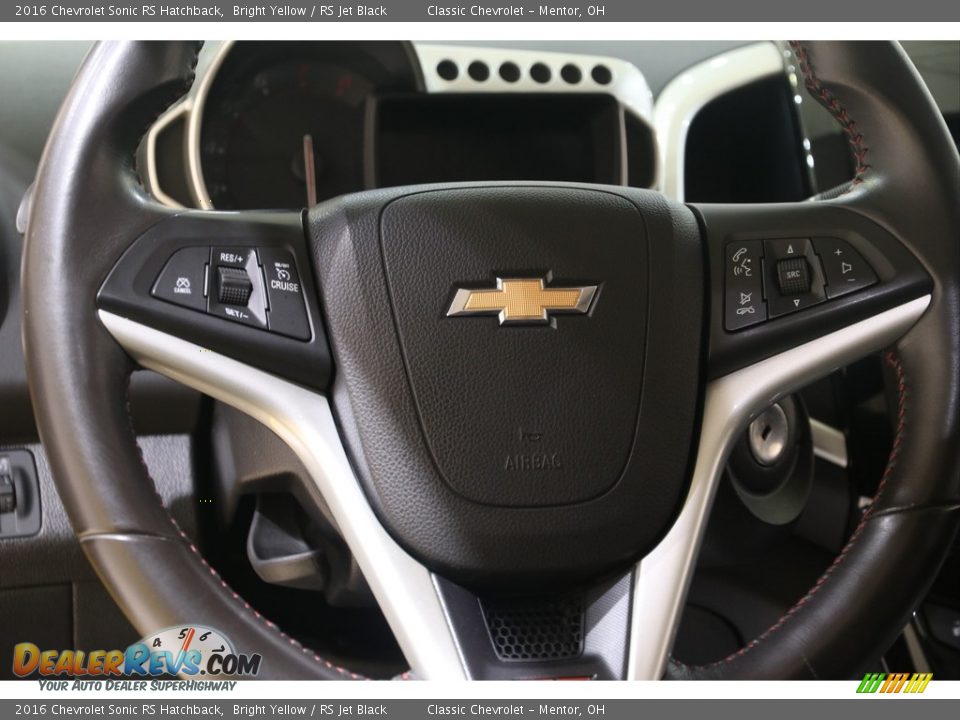 2016 Chevrolet Sonic RS Hatchback Steering Wheel Photo #6