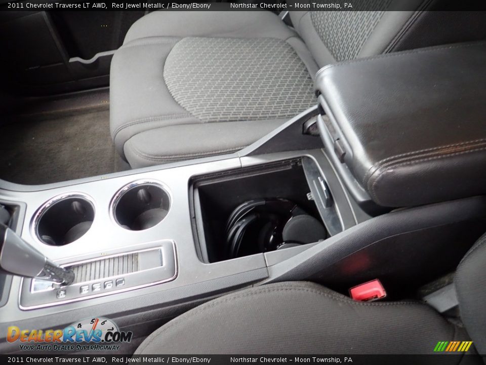 2011 Chevrolet Traverse LT AWD Red Jewel Metallic / Ebony/Ebony Photo #27