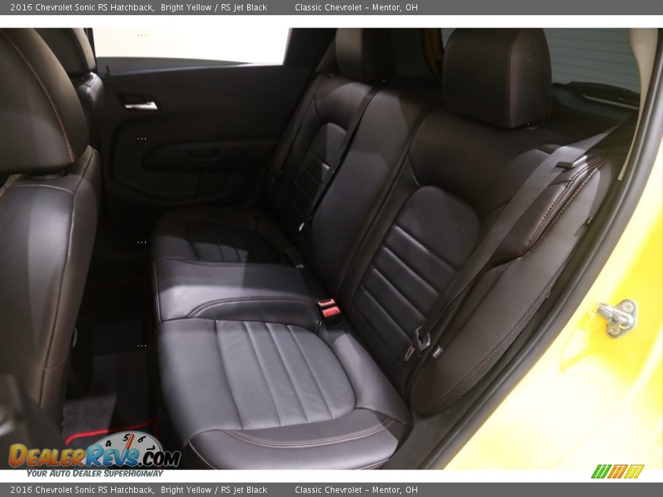Rear Seat of 2016 Chevrolet Sonic RS Hatchback Photo #17