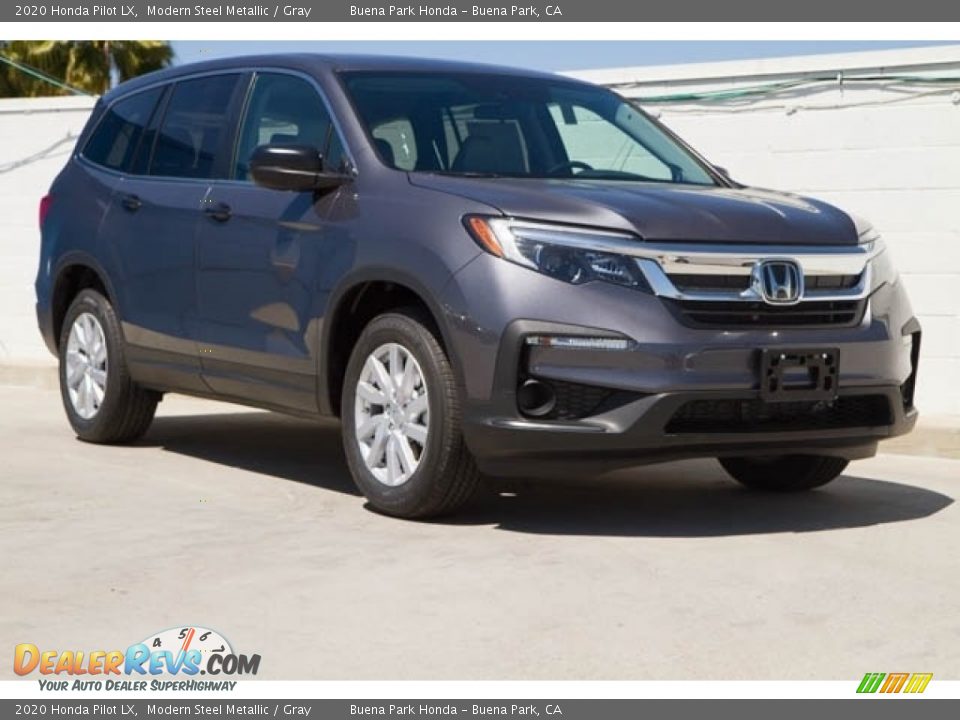 2020 Honda Pilot LX Modern Steel Metallic / Gray Photo #1