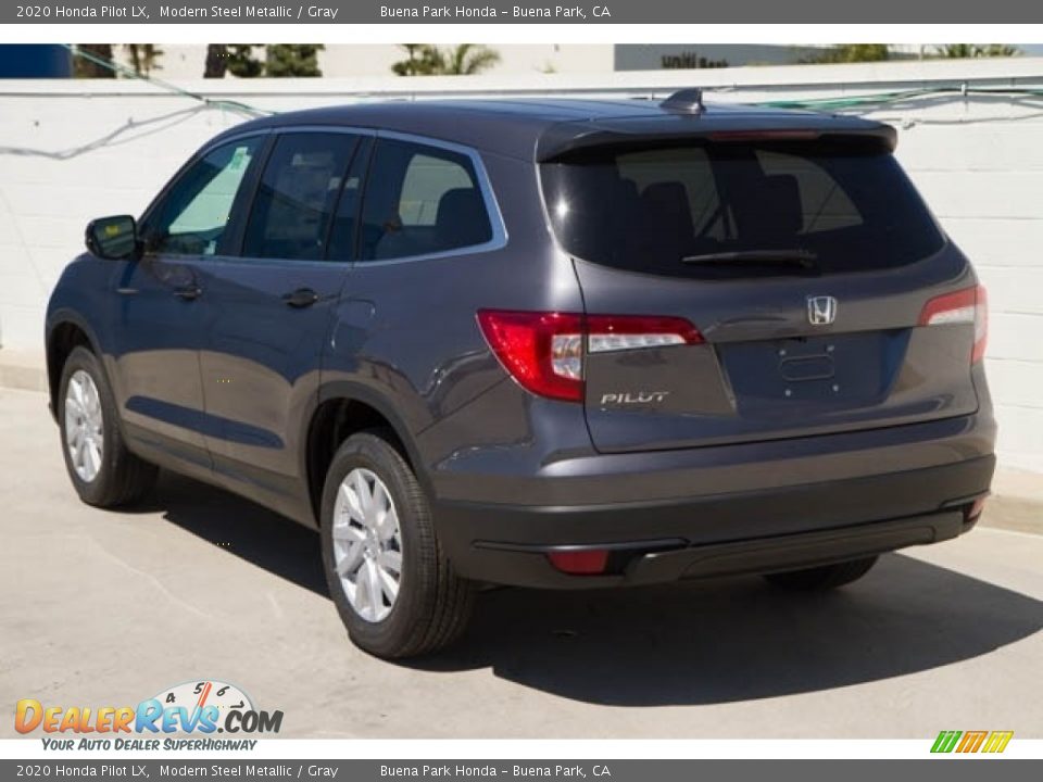 2020 Honda Pilot LX Modern Steel Metallic / Gray Photo #2