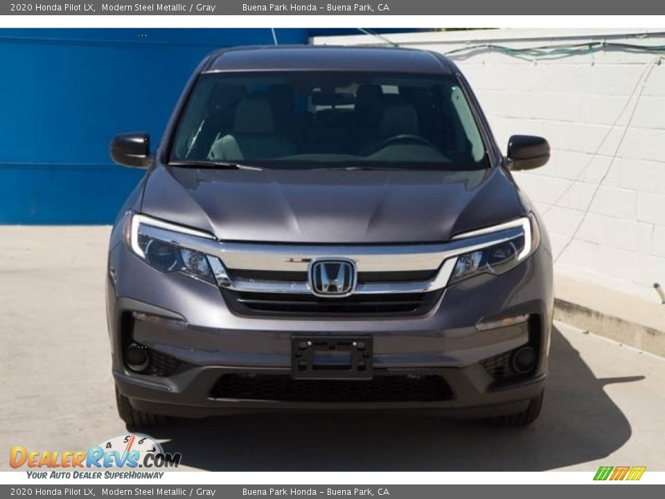 2020 Honda Pilot LX Modern Steel Metallic / Gray Photo #3