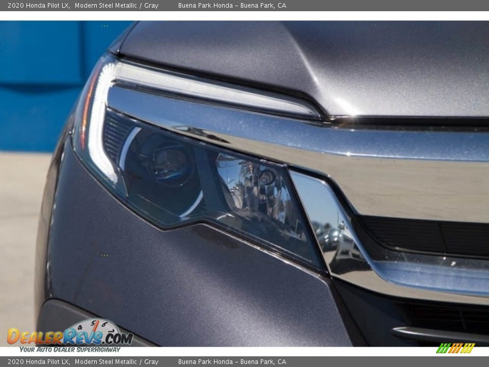 2020 Honda Pilot LX Modern Steel Metallic / Gray Photo #4