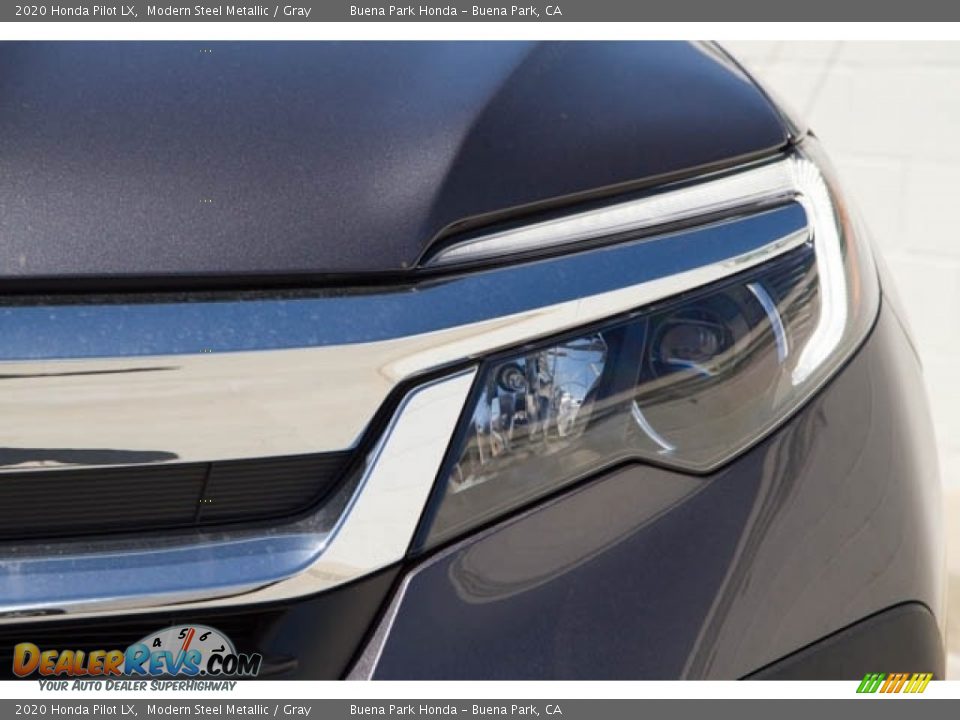 2020 Honda Pilot LX Modern Steel Metallic / Gray Photo #5