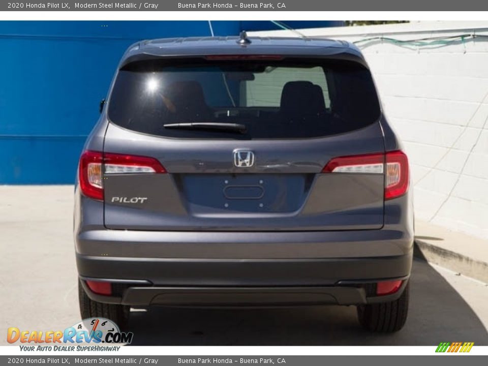 2020 Honda Pilot LX Modern Steel Metallic / Gray Photo #7