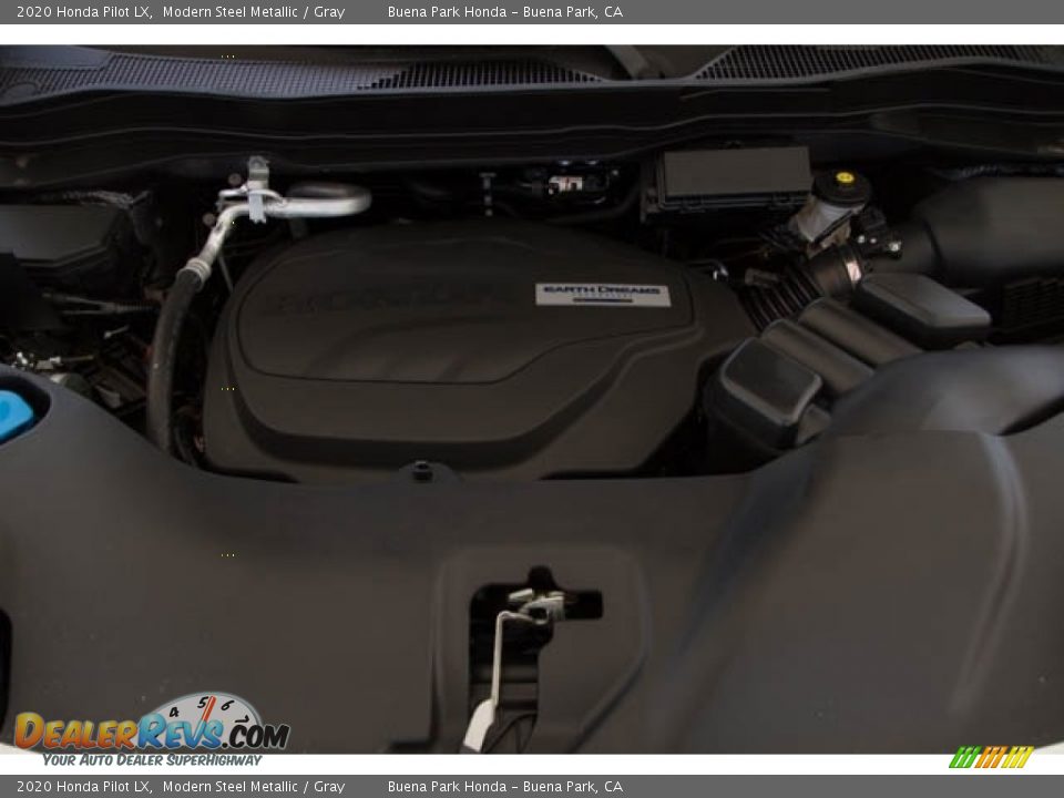 2020 Honda Pilot LX Modern Steel Metallic / Gray Photo #11