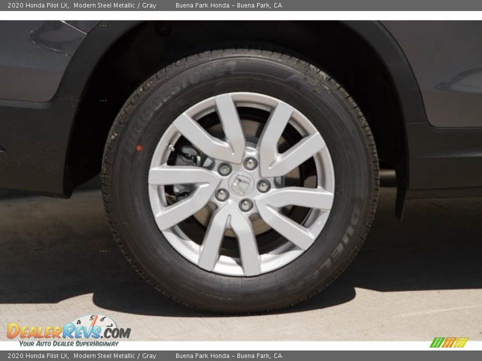 2020 Honda Pilot LX Modern Steel Metallic / Gray Photo #12