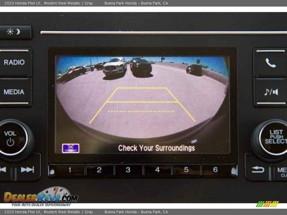 2020 Honda Pilot LX Modern Steel Metallic / Gray Photo #16