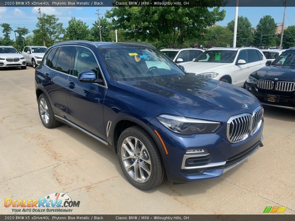 2020 BMW X5 xDrive40i Phytonic Blue Metallic / Black Photo #1