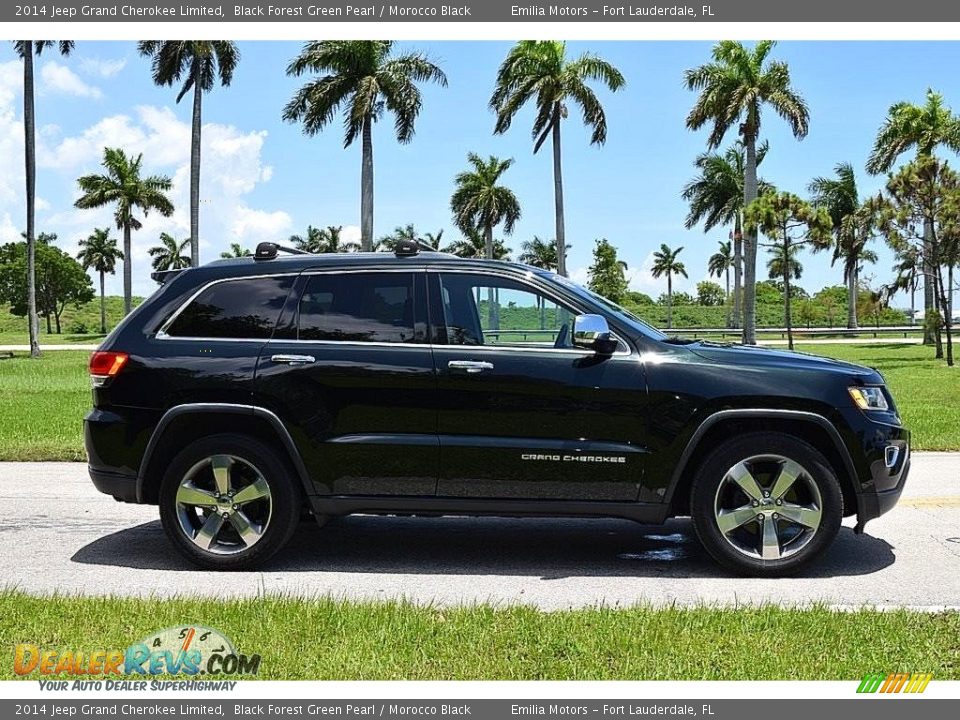 Black Forest Green Pearl 2014 Jeep Grand Cherokee Limited Photo #3