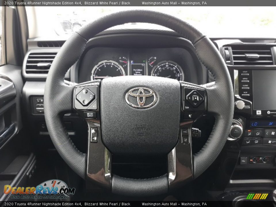 2020 Toyota 4Runner Nightshade Edition 4x4 Blizzard White Pearl / Black Photo #4