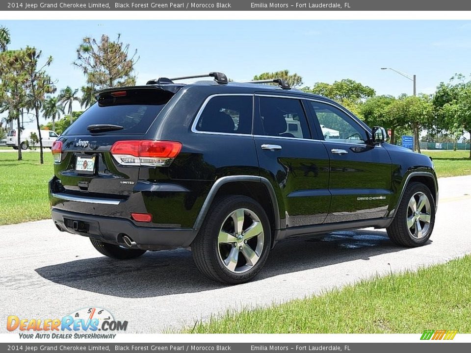 Black Forest Green Pearl 2014 Jeep Grand Cherokee Limited Photo #4