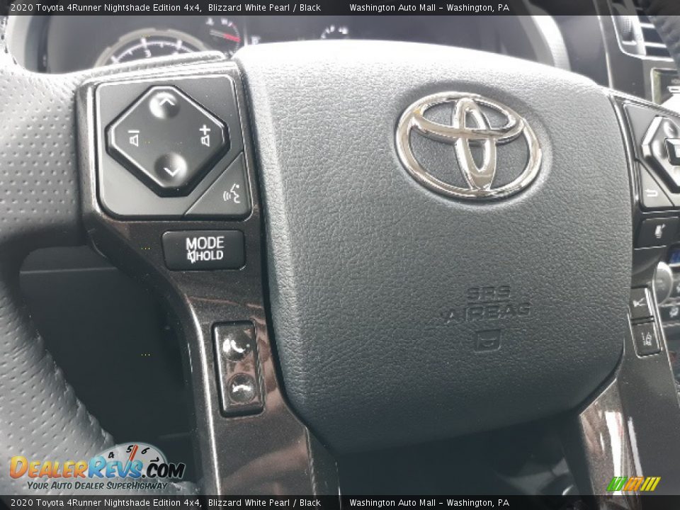 2020 Toyota 4Runner Nightshade Edition 4x4 Blizzard White Pearl / Black Photo #5