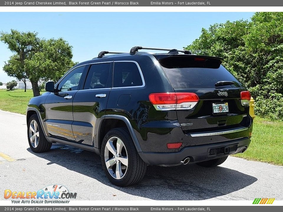 Black Forest Green Pearl 2014 Jeep Grand Cherokee Limited Photo #6