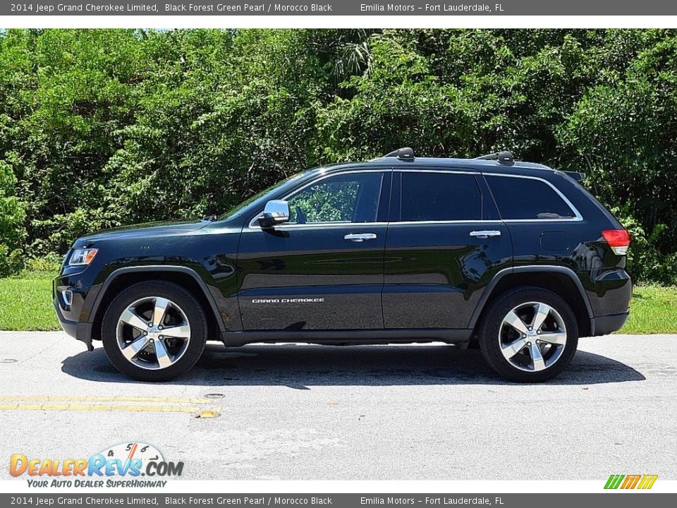Black Forest Green Pearl 2014 Jeep Grand Cherokee Limited Photo #7