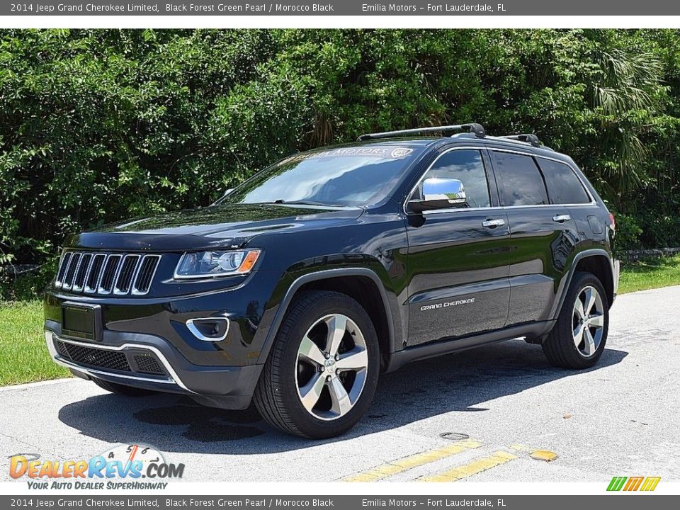 Black Forest Green Pearl 2014 Jeep Grand Cherokee Limited Photo #8