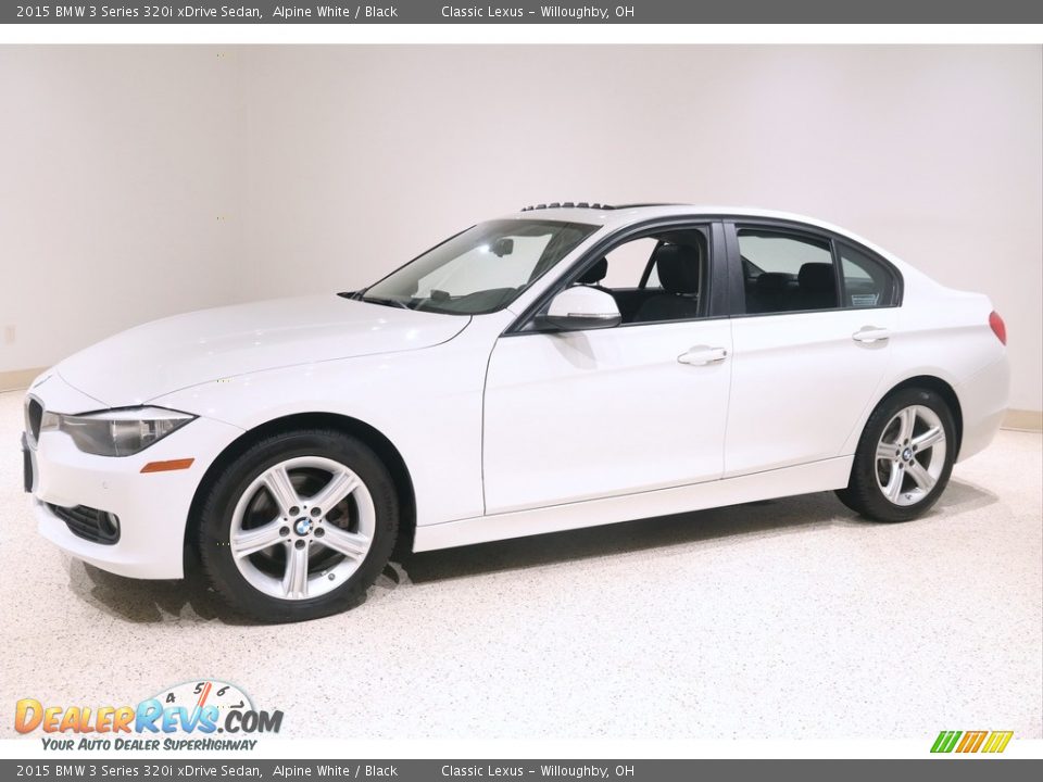 2015 BMW 3 Series 320i xDrive Sedan Alpine White / Black Photo #3