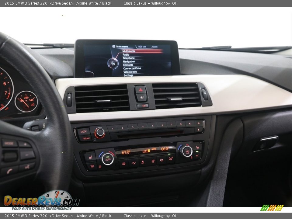 2015 BMW 3 Series 320i xDrive Sedan Alpine White / Black Photo #10