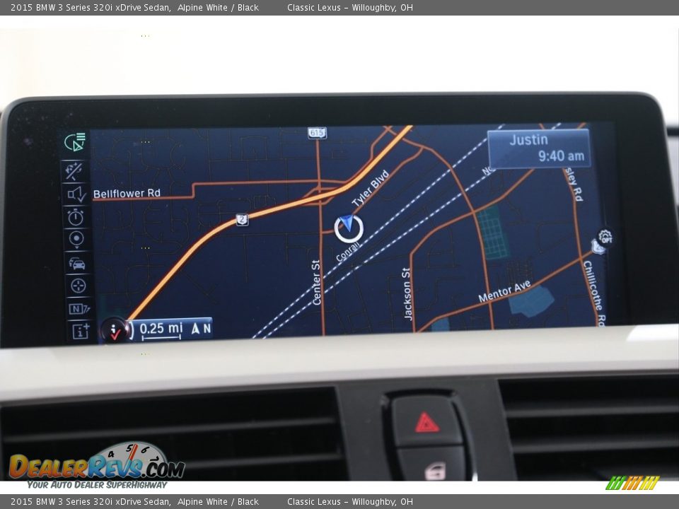 2015 BMW 3 Series 320i xDrive Sedan Alpine White / Black Photo #11
