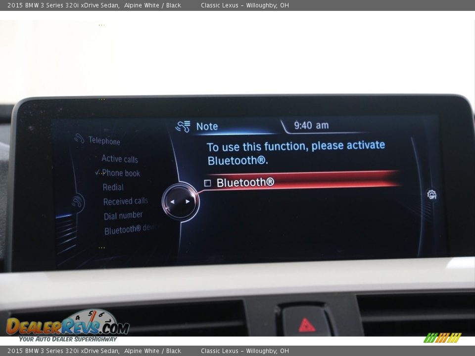 2015 BMW 3 Series 320i xDrive Sedan Alpine White / Black Photo #12