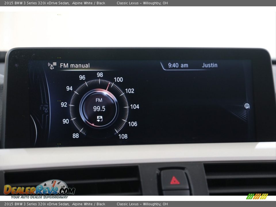 2015 BMW 3 Series 320i xDrive Sedan Alpine White / Black Photo #13