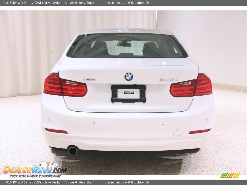 2015 BMW 3 Series 320i xDrive Sedan Alpine White / Black Photo #19